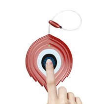 지문인식도어락 무타공 O20 지문 스마트 자물쇠 Usb 충전식 열쇠 없는 암호 칩 수하물 케이스 캐비닛 잠금, 02 red