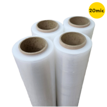 국산 공업용랩 스트레치필름 20mic, 20mic x 500mm x 300m, 1박스 (4롤)