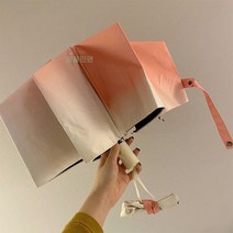 꿀꿀민연 우산 전자동 양용 양산 자외선 차단 튼튼 바람막이 블러셔 그라데이션