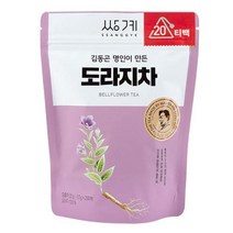 성남점 쌍계명차 파우치 도라지차 20티백, 단일총 수량, 단일개당 중량