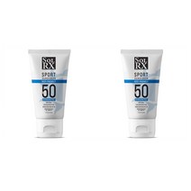 SolRX SPORT SPF50 Sunscreen Oxybenzone Free 솔RX 스포츠 SPF50 옥시벤존 프리 선크림 100ml 2개