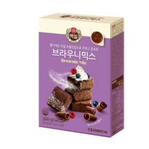 백설 브라우니믹스 320g, 5개