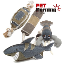 오너클랜 오가닉 장난감 토이 강아지장난감 훈련 반려동물 생활, 상어 (PMD-199), 본품