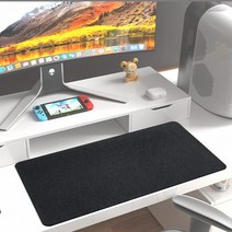 컴퓨터 마우스패드 보드게임 탄소섬유무늬 데스크패드, 120X60CM, 블랙[단면 PVC]