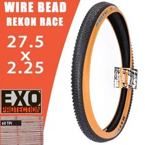 MAXXIS-REKON 와이어 비드 리콘 레이스 자전거 타이어 산악 MTB 27.5 29 2.40 2.60 2.25, 27.5x2.25EXO TANWALL