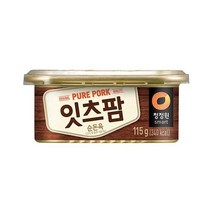 청정원 맛있는밑반찬 잇츠팜 통조림 햄 순돈육 추천 115g 자취 캠핑음식 간단한요리 간편식, 3개