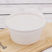 일회용국용기 125파이 중 100개 반찬 죽 포장배달용기, 125파이(중) 100개_뚜껑포함