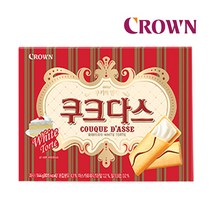 크라운제과 쿠크다스 화이트토르테 128g, 1개