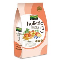 반려동물 펫 간식 뉴 웨이브 홀리스틱3 오리고기 1kg 우비 샴푸 배변패드 방석 목줄 사료 슬링백, 본상품선택