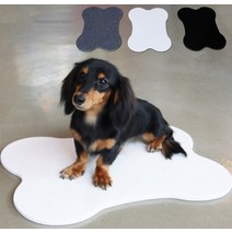 고양이 강아지 대리석 방석, 화이트