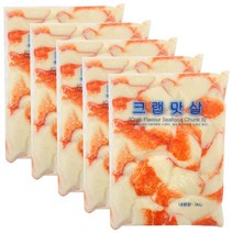 크랩맛살 1kg 팩 대용량 가성비, 5팩