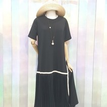 ab.f.z sh06 블랙 플리츠 원피스 AFV3HO34