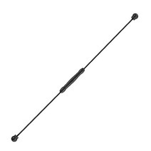 BANGJEU 트레이닝 스틱 탄력봉 진동봉 요가봉 전신운동+밸런스운동 카운터 기능 분리 수납, 블랙