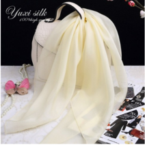 쁘띠스카프 단색 비단 스몰스카프 100누에실 스카프 여성순견 레이스스카프 비단스카프 봄가을 겨울여름