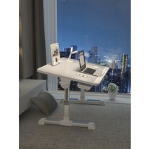 자동 높낮이 조절 책상 테이블 전동 높이조절 책상 침대 테이블, 그레이+서랍+책장+usb(팬+조명)