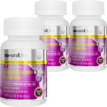 캐나다 마그네슘400 1200mg 90정, 3개