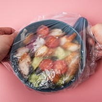 인블룸 1 1세트 일회용 음식물보호 그릇 접시커버 비닐랩 100개입, 1 1set