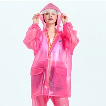 투명 분할 방수 레인 자켓 및 바지 세트 남녀 공용 사이클링 야외 오토바이 관광 하이킹 성인
