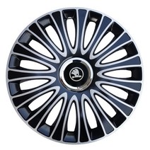 자동차 휠커버 14 15 인치 4개 세트 나홀자산다휠캡 와이어캡 커스텀 튜닝 악세사리, 14.14인치