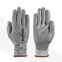 안셀 하이플렉스 11-727 베임방지장갑 컷레벨3 반코팅장갑 손바닥코팅장갑 1켤레, 8호