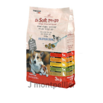 더독 닥터소프트 애견용 소프트사료, 50개, 3kg, 0   2가지 주 원료 (감자+연어)
