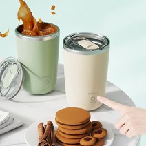 Detao 자동 믹서컵 회전컵 자동 회전컵 자동 텀블러 자동믹서컵 자동 회전 컵 텀블러 화이트 옐로우 그린 핑크