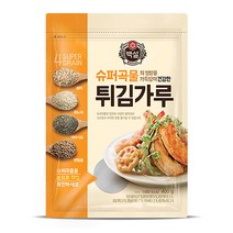 CJ 백설 슈퍼곡물건강한튀김가루, 400g, 3개