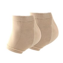 실리콘 발 뒤꿈치 보호기 발 뒤꿈치 보습 패드 젤 케어 양말 발 뒤꿈치 박차 패드 발 완화 발바닥 통증 감소 2 개, CHINA_Beige 1Pair
