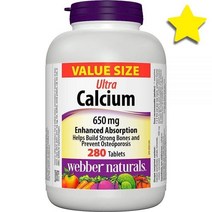 웨버 내추럴 울트라 칼슘 Calcium 280정