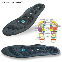 지압깔창 orthopedic insoles magnetic therapy insoles for shoes 아치 지원 발 자석 반사 요법 침술 통증 완화 신발, m