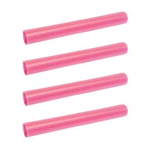 4pcs 냉장고 라이너 매트 세척 가능한 냉장고 패드 라이너 방수 오일 방지 냉동고 선반 캐비닛 서랍, 분홍색, 4개
