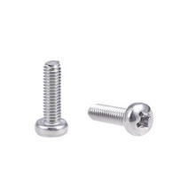 uxcell M3x10mm Machine Screws Pan Phillips Cross Head Screw 304 Stainless Steel Fasteners Bolts 30Pc, 1