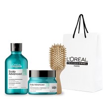 로레알 [지성두피용 케어 세트] 안티 오일리니스 샴푸 300ML + 트리트먼트 250ML 추석세트 (+사은품 증정) 285443