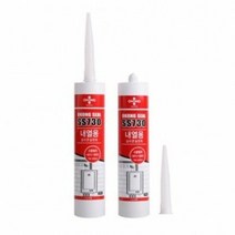 오공 내열용 방수 실리콘 실란트 접착제 300ML 회색, 단품, 색상:회색