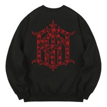 KAN6312 KMB0067 칸오브 기모 맨투맨 - 블랙