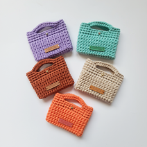 (DIY패키지) 토트 초미니가방 손뜨개 카드지갑 동영상포함