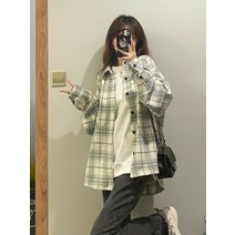등산 개강룩 시원 여유로운핏 카라셔츠 출근룩 루즈핏 솜사탕 꾸안꾸 여성 봄남방 간절기