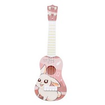 우쿨렐레 우크 우쿠렐라 입문용 ukulele 케이스 콘서트 우쿨렐레 기타 트럼펫 시뮬레이션 악기 우쿨렐레 기타 미니 4현 연주 가능한 조기 교육 뮤지컬 장난감, 빨간색