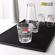 THE소울빈 가성비 좋은 서비스 칵테일 바매트 컵받침(롱), 바매트 대+레터링빨대