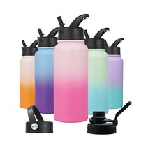 BJPKPK 절연 물병 보온병 50oz, Sakura, 32oz(950ml)