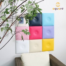 쿠션벽매트 (모서리보호 벽쿠션), 사각벽매트 하늘, 1개