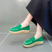 여성 통굽 슬립온 여성 캐주얼 통굽 로퍼 슈즈 여성 슬립온 스니커즈 5cm