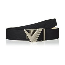 155595 골프벨트 캘러웨이 C22192101 남성용 세레이션 벨트(컷내비게이션) 인조가죽 골프, Free Size, 1010 블랙