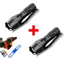 make speed CREE XML T6 1000루멘 자전거랜턴 1+1 세트