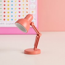 LED 테이블 램프 미니 접이식 야간 독서 책 램프 홈 룸 컴퓨터 노트북 노트북 책상 야간 조명 눈 보호, B-로즈 레드