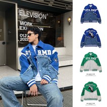 2컬러 복고 유니크 야구점퍼 아노락 야상자켓 R422