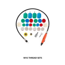 자동차광택기 폴리셔 폴리싱 광택 패드 유막제거 SPTA 미니 머신 자동차 뷰티 디테일링 익스텐션 툴 디테일 폴리 셔 및 드릴 용 폴란드어 키트, 14.30Polishing Tool M16 - 5set