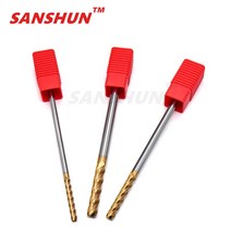 호환 합금 코팅 텅스텐강 밀링 커터 공구 HRC55 Cnc 엔드밀 상단 길이 키트 플랫 하단 긴, 01 1pc_02 4.0x25Cx100L