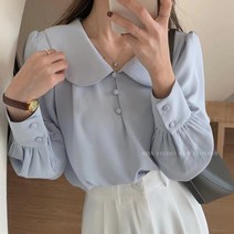 주디앤 애나 파스텔 카라 블라우스