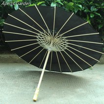 지우산 지양산 한국 전통 우산 76 cm84 cm 블랙 화이트 댄스 댄스 천